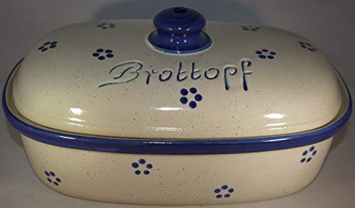 Brottopf Avena | Brotkasten | Brotbox | Brotdose | Brotbehälter | Steinzeug | LxBxH: 30x21x16 cm von k.A.