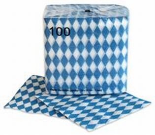 k.A. Serviette weiss 1 lagig 33x33cm 100er Packung Bayerische Raute von k.A.