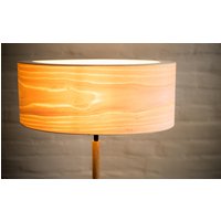 Stehlampe Modern Zylinder Cylinder Design Floor Lamp Standard Lamp Furnier Veneer Wood von kOnzeptreyhe