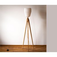 Tripod Stehlampe Dreibein Retro 60 - 70Iger Origami Design Floor Lamp Standard Lamp von kOnzeptreyhe