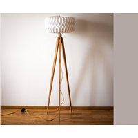 Tripod Stehlampe Dreibein Retro 60 - 70Iger Origami Design Floor Lamp Standard Lamp von kOnzeptreyhe