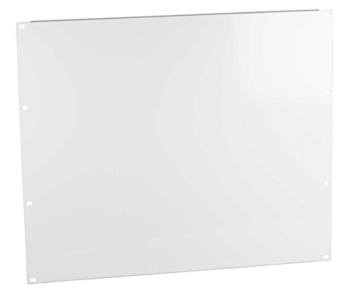 kab24® Blindabdeckung Frontplatte Blindplatte Abdeckung 19 Zoll 9HE grau RAL 7035 von kab24