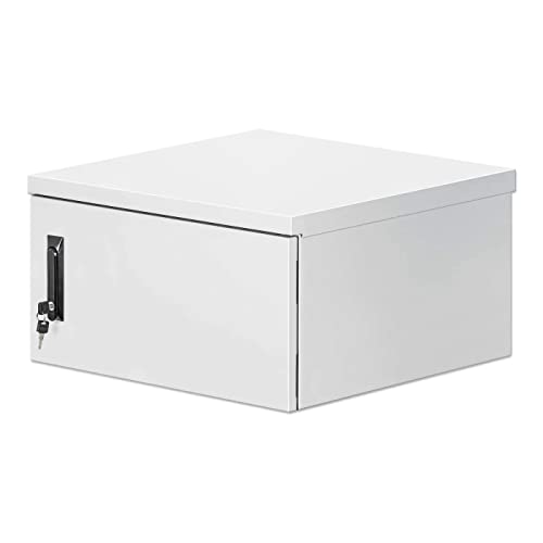 kab24® Netzwerkschrank Serverschrank Wandhehäuse Netzwerk Wandschrank Industrieller IP55 19" Wandverteiler mit integrierten Lüftern, 6 HE, 600 mm Tiefe von kab24