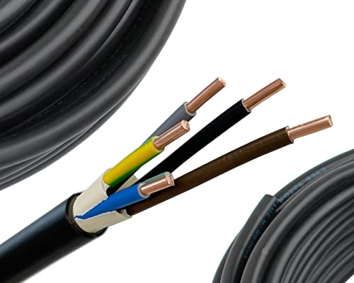 NYY-J 5x1,5mm² Erdkabel Meterware 10-100 Meter, Länge:10 Meter von kabel-licht