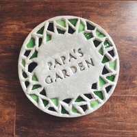 Individuelles Sprungbrett Mit Mosaik-Glasrand | Klein Grün Individuelles Sprungbrett Mit Mosaik-Glasrand | Klein Grün von kacygilpinart