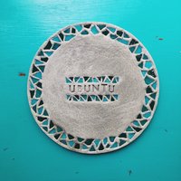 Trittstein Mit Mosaik-Glasrand | Groß Knickenten-Teller von kacygilpinart