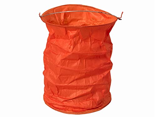 kadoh Papier-Lampion (1 St.) • Lichtertüte in Orange • Partydeko für Hochzeit, Halloween, Fasching • Größe M von kadoh