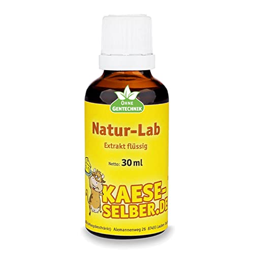 Labextrakt Premium (Käselab) flüssig 30ml 1:10000 - Naturlab (Käse selber Machen) von kaese-selber.de