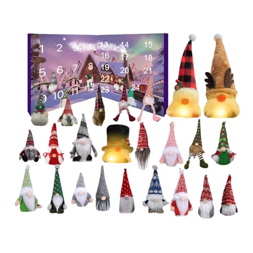 kaiop Countdown Kalender | Beleuchteter Festlicher Gnom 24 Tage Adventskalender | Weihnachtsdekoration Für Partys Wanddekoration Hausgemeinschaft Festliche Deko kaiop Countdown Kalender | Beleuchteter Festlicher Gnom 24 Tage Adventskalender | Weihnachtsdekoration Für Partys Wanddekoration Hausgemeinschaft Festliche Deko von kaiop