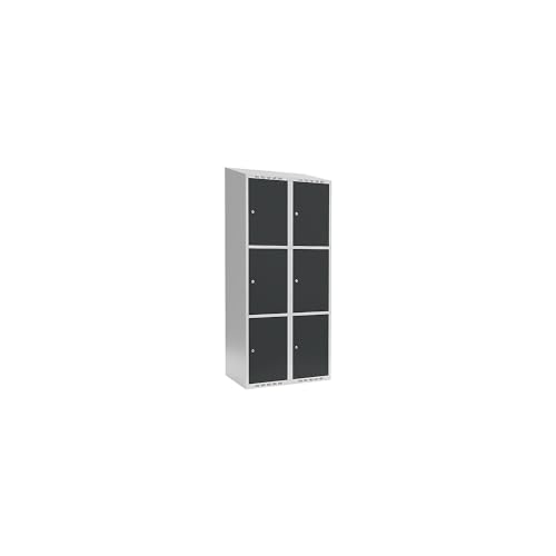 kaiserkraft | 3er-Schließfachschrank Fydor | 2 Abteile | lichtgrau/grau | B 800 mm | 2 Abteile | schräge Dachform | Zylinderschloss kaiserkraft | 3er-Schließfachschrank Fydor | 2 Abteile | lichtgrau/grau | B 800 mm | 2 Abteile | schräge Dachform | Zylinderschloss von kaiserkraft