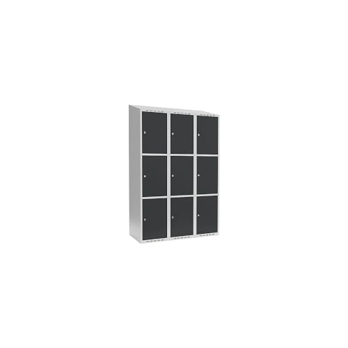 kaiserkraft | 3er-Schließfachschrank Fydor | 3 Abteile | lichtgrau/grau | B 1200 mm | 3 Abteile | schräge Dachform | Zylinderschloss kaiserkraft | 3er-Schließfachschrank Fydor | 3 Abteile | lichtgrau/grau | B 1200 mm | 3 Abteile | schräge Dachform | Zylinderschloss von kaiserkraft