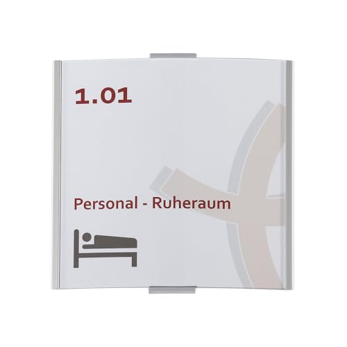 kaiserkraft | FRANKFURT™ Türschild | Höhe 148 mm | Breite 155 mm | Gewicht 0,15 kg von kaiserkraft