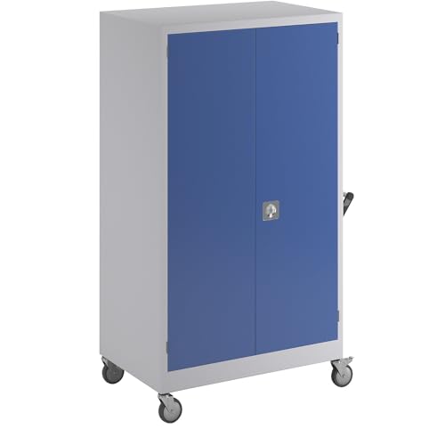 kaiserkraft | Fahrschrank | HxBxT 1680 x 920 x 610 mm | enzianblau RAL 5010 kaiserkraft | Fahrschrank | HxBxT 1680 x 920 x 610 mm | enzianblau RAL 5010 von kaiserkraft