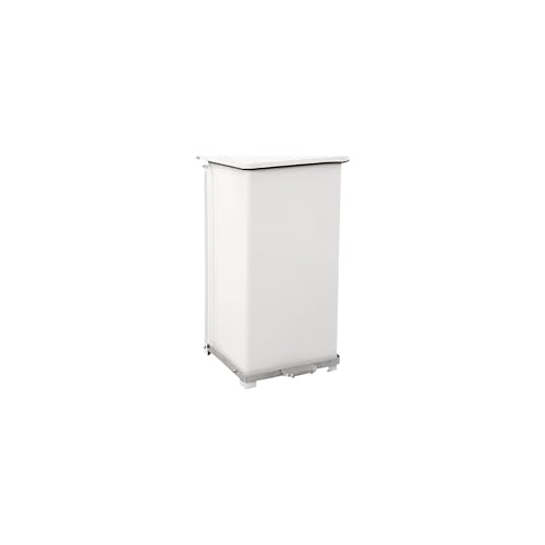 kaiserkraft | Industrie-Treteimer | Stahlblech | weiß RAL 9016 | Volumen 90 l | HxBxT 770 x 440 x 440 mm von kaiserkraft