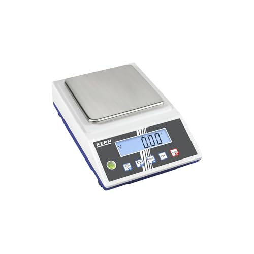 kaiserkraft | IoT-Line Kompakt-Laborwaage | Wägeplatte 130 x 130 mm | Wägebereich bis 3,6 kg | Ablesbarkeit 0,01 g von KERN