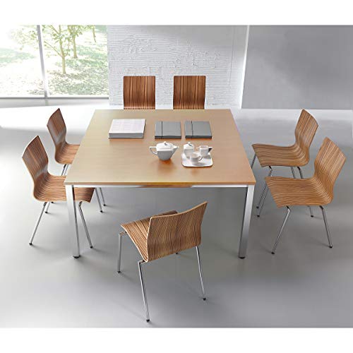 kaiserkraft | Konferenztisch | quadratisch | HxBxT 720 x 1400 x 1400 mm | Buche-Dekor von kaiserkraft