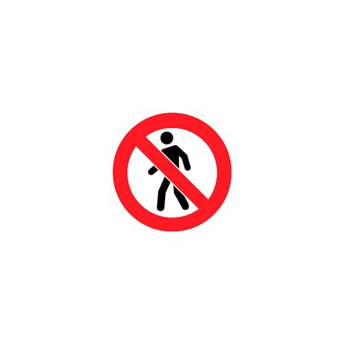 kaiserkraft | PVC-Piktogramm | Fußgänger verboten | VE 2 Stk | selbstklebend von kaiserkraft