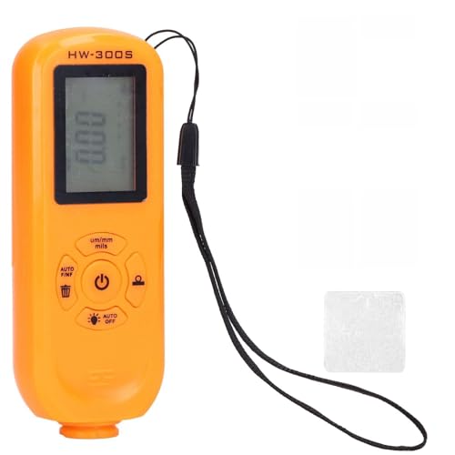 Beschichtungsdicke Digitale Hintergrundbeleuchtung LCD -Filmdicke Messgerät für die Herstellung von Metallverarbeitung Chemikalie (Orange) von kaisudiAP