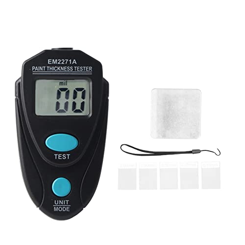 Digital Dicke Tester Dicke Messmesser Automobilbeschichtungsmessung einfach zu bedienen tragbarer bequemer (EM2271a) von kaisudiAP