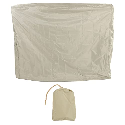 Für Pong, für Tischtennisstaubabdeckung, 190 Silberbeschichtung wasserdicht, Kordelstringstil, für den Außenhof im Freien (Beige) von kaisudiAP