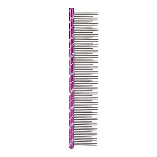 Haustierhaarentfernung Kamm Rugged Lobable wiederverwendbar bequemes Knotenkammkatze Pflegewerkzeug (Violett) von kaisudiAP