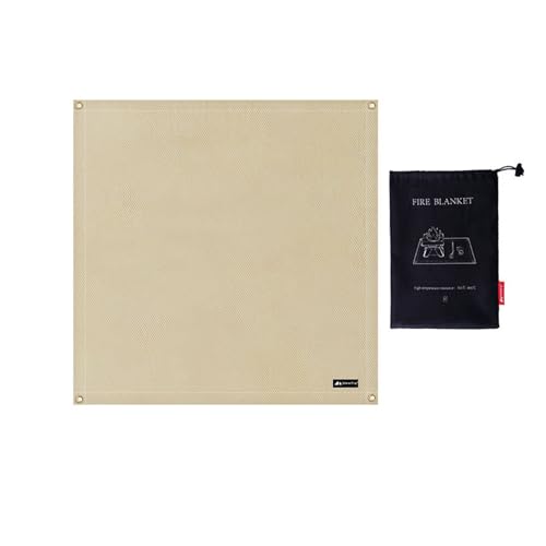 kaisudiAP Feuerfeste Matte Feuer Decke Feuerstelle Matte unter dem Grill Schutz Matte Feuer hemmende Decke (M) von kaisudiAP