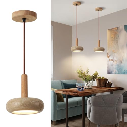kaixunl Japanische Wabi Sabi Natürliche Gelbe Höhlenstein Hängelampe, LED Holz Hängeleuchte, Hoch Verstellbare Pendelleuchte, Modern Kronleuchter, Für Schlafzimmer Restaurant Wohnzimmer küche(pole) kaixunl Japanische Wabi Sabi Natürliche Gelbe Höhlenstein Hängelampe, LED Holz Hängeleuchte, Hoch Verstellbare Pendelleuchte, Modern Kronleuchter, Für Schlafzimmer Restaurant Wohnzimmer küche(pole) von kaixunl