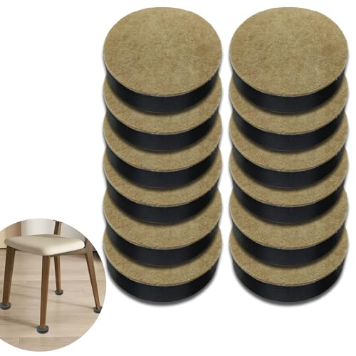 KAIYAYA 10 Stück Möbelerhöhung Selbstklebend Filz Sockelfuss Tischerhöhung Karbonstahl Selbstklebende Rund Filz Sofa Fuesse Erhoehen Möbelerhöhung zu Möbel, Schrank, Schreibtisch,Sofa,Bett,Kabinett von kaiyaya