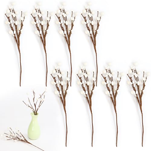KAIYAYA 8 Stücke Künstliche Zweige,30 cm Weidenkätzchen Künstlich Osterstrauch Palmkätzchen Kunstblumen Osterzweige Osterdeko Wie Echt Frühlingsdeko Forsythienzweige Bodenvase Zweige Ostern Dekozweige KAIYAYA 8 Stücke Künstliche Zweige,30 cm Weidenkätzchen Künstlich Osterstrauch Palmkätzchen Kunstblumen Osterzweige Osterdeko Wie Echt Frühlingsdeko Forsythienzweige Bodenvase Zweige Ostern Dekozweige von kaiyaya