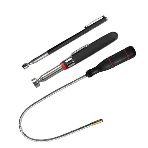 KAIYAYA Pack of 3 Telescopic Magnetic Rods,Telescoping Magnet Pick-Up Tool Teleskopmagnet Telescopic Rod Magnetic Tool Flexible Pickup,For Picking Small Parts,Metal Objects (1.5 LB 3 LB 5 LB) von kaiyaya