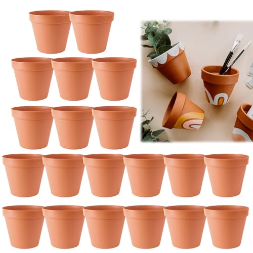 kaiyaya Clay Pots Small,Pack of 20 3.5 X3 cm Terracotta Plant Tontöpfe Klein Terrakotta Töpfe Mini Flower Pots Clay for Crafts,Small with Drainage Hole Terracotta Reusable,for Seedlings and Seeds kaiyaya Clay Pots Small,Pack of 20 3.5 X3 cm Terracotta Plant Tontöpfe Klein Terrakotta Töpfe Mini Flower Pots Clay for Crafts,Small with Drainage Hole Terracotta Reusable,for Seedlings and Seeds von kaiyaya