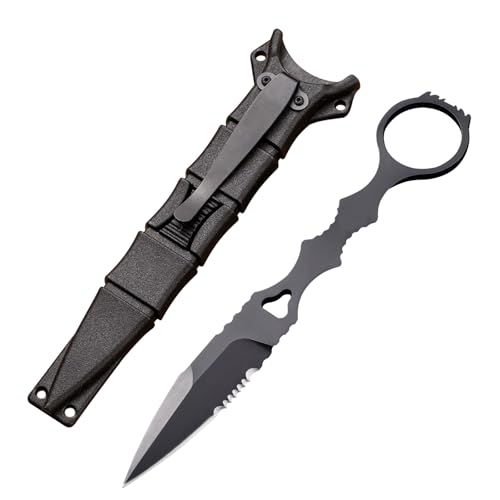 kaiyaya EDC Messer mit Scheide, 17CM 440C Neck Knife Scharfe Jagdmesser, Messer Feststehende Klinge, Taktisches Messer Outdoor Messer Kampfmesser Combat Knife für Outdoor Camping Angeln Wandern kaiyaya EDC Messer mit Scheide, 17CM 440C Neck Knife Scharfe Jagdmesser, Messer Feststehende Klinge, Taktisches Messer Outdoor Messer Kampfmesser Combat Knife für Outdoor Camping Angeln Wandern von kaiyaya