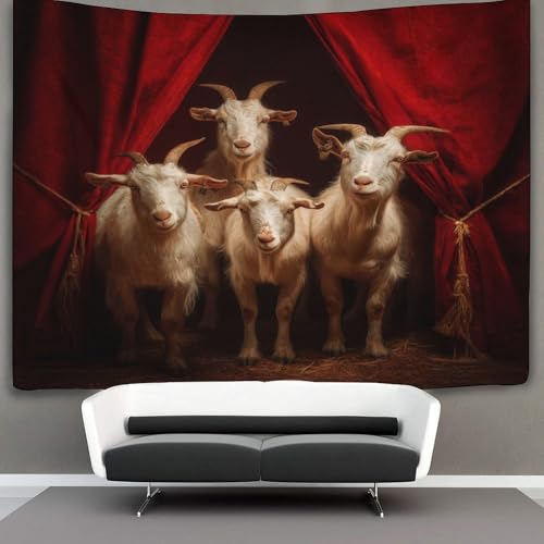 kaiyun Die Ziege im Zirkus Wandbehang Wandtuch Wandteppiche 3D Heimdekoration Für Raum 150cmx200cm von kaiyun