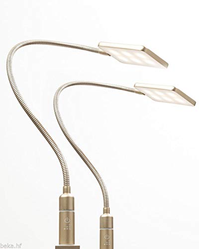kalb Material für Möbel 4W LED Bettleuchte Leseleuchte Flexleuchte Nachttischlampe Bettlampe Leselampe, Auswahl:2er Set messing matt kalb Material für Möbel 4W LED Bettleuchte Leseleuchte Flexleuchte Nachttischlampe Bettlampe Leselampe, Auswahl:2er Set messing matt von kalb Material für Möbel