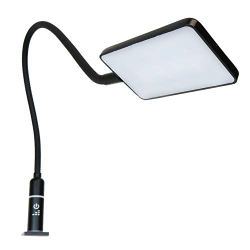 4W LED Bettleuchte Leseleuchte Flexleuchte Nachttischlampe Bettlampe Leselampe schwarz, Auswahl:1er Set schwarz von kalb Material für Möbel