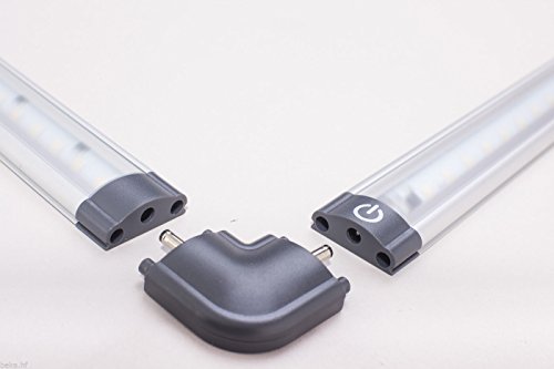 Anschlussadapter für LED Linearleuchten 90Grad Winkel von kalb Material für Möbel