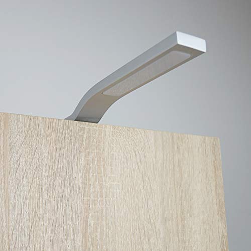 kalb Material für Möbel LED Aufbauleuchte Schrankleuchte Schrankbeleuchtung Vitrinenbeleuchtung Bad SET, Auswahl:1er SET, Lichtfarbe:warmweiß, Oberfläche:alu eloxiert von kalb Material für Möbel