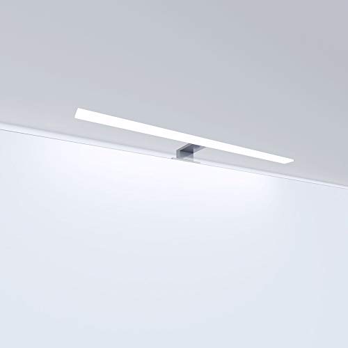 LED Badleuchte Badlampe Spiegellampe Spiegelleuchte Schranklampe Aufbauleuchte, Farbe:tageslichtweiss, Länge:600mm von kalb Material für Möbel