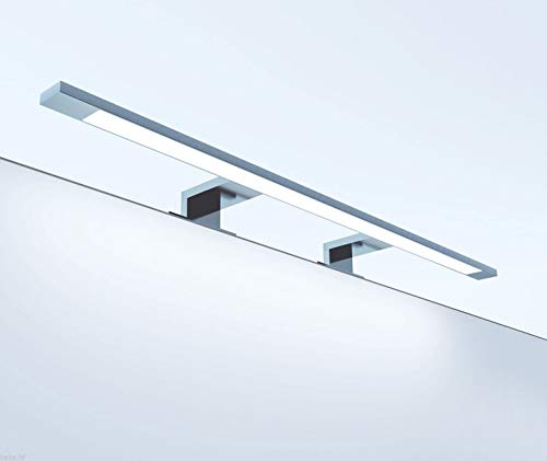 kalb | LED Spiegelleuchte 74cm Badlampe Badleuchte Spiegellampe verchromt 230VAC von kalb Material für Möbel