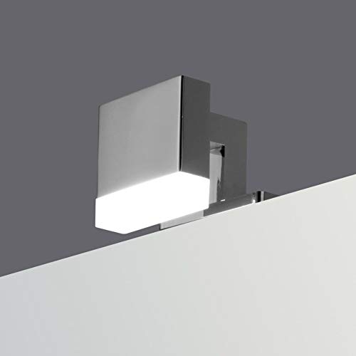 kalb Material für Möbel LED Badleuchte Badlampe Spiegellampe Spiegelleuchte Schranklampe Aufbauleuchte, Leuchte:1-flammig von kalb Material für Möbel