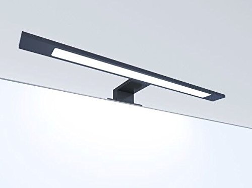 kalb Material für Möbel LED Badleuchte schwarz 450mm Spiegellampe Spiegelleuchte Aufbauleuchte, Lichtfarbe:neutralweiß kalb Material für Möbel LED Badleuchte schwarz 450mm Spiegellampe Spiegelleuchte Aufbauleuchte, Lichtfarbe:neutralweiß von kalb Material für Möbel