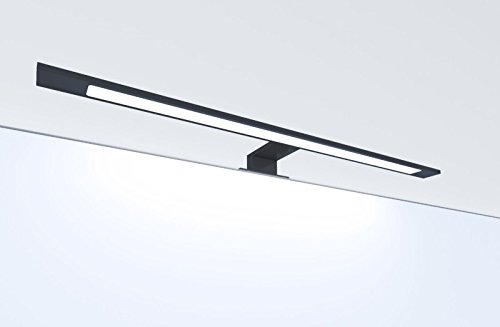 kalb Material für Möbel LED Badleuchte schwarz 600mm Spiegellampe Spiegelleuchte Aufbauleuchte, Lichtfarbe:warmweiß kalb Material für Möbel LED Badleuchte schwarz 600mm Spiegellampe Spiegelleuchte Aufbauleuchte, Lichtfarbe:warmweiß von kalb Material für Möbel