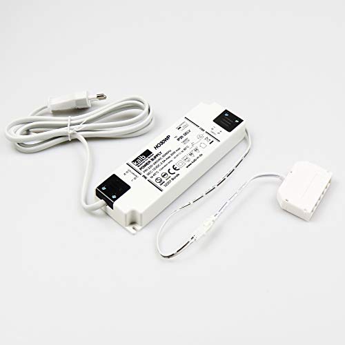 LED Netzteil 12V 30/60W Trafo Treiber Adapter LED Mini-Stecker, Größe:30Watt von kalb Material für Möbel