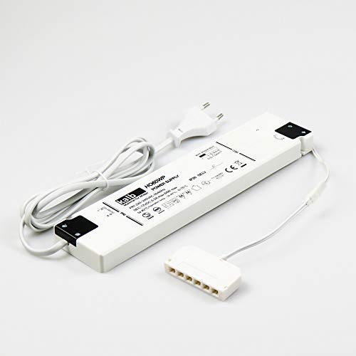 LED Netzteil 12V 30/60W Trafo Treiber Adapter LED Mini-Stecker, Größe:60Watt von kalb Material für Möbel