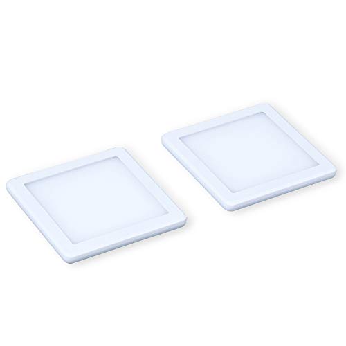 kalb Material für Möbel LED Unterbauleuchten Küchenleuchte Küchenleuchten Panel Unterbauleuchte Küche, Auswahl:2er SET, Lichtfarbe:warmweiß von kalb Material für Möbel