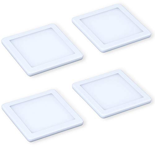 kalb Material für Möbel LED Unterbauleuchten Küchenleuchte Küchenleuchten Panel Unterbauleuchte Küche, Auswahl:4er SET, Lichtfarbe:warmweiß von kalb Material für Möbel
