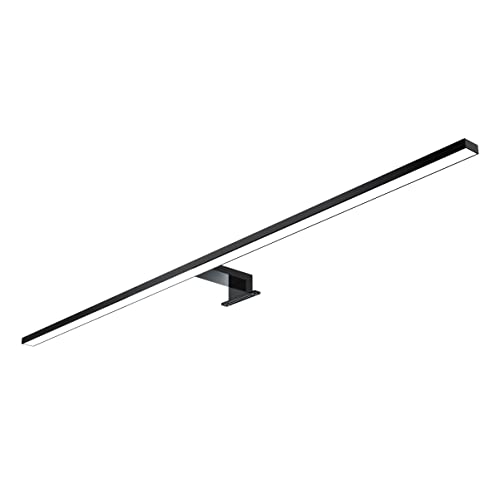 kalb | 100cm LED Badleuchte Badlampe Spiegellampe Spiegelleuchte 230V schwarz, neutralweiß von kalb Material für Möbel