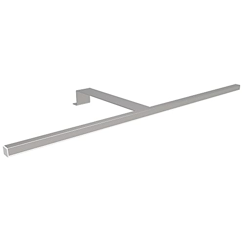 kalb | LED Schwebetürenschrankbeleuchtung Kleiderschrankleuchte Aufbauleuchte Schrankbeleuchtung 1-4er SET, silbergrau 600mm, Auswahl:1er Set neutralweiss von kalb Material für Möbel