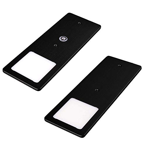 kalb | LED Unterbauleuchten schwarz 5W- sehr flache Küchenleuchte mit Touch-Dimmfunktion Einbaustrahler Einbauspot, Auswahl:2er Set neutralweiss kalb | LED Unterbauleuchten schwarz 5W- sehr flache Küchenleuchte mit Touch-Dimmfunktion Einbaustrahler Einbauspot, Auswahl:2er Set neutralweiss von kalb Material für Möbel