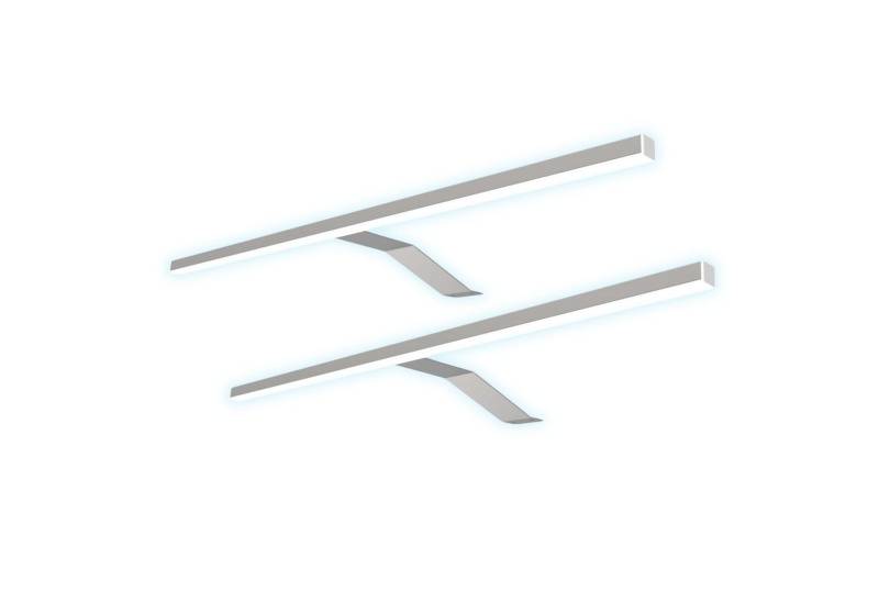 kalb Aufbauleuchte LED Aufbauleuchte Edelstahl 6,5 W warm-/neutralweiß für Schranklicht, 2er Set neutralweiss, neutralweiß kalb Aufbauleuchte LED Aufbauleuchte Edelstahl 6,5 W warm-/neutralweiß für Schranklicht, 2er Set neutralweiss, neutralweiß von kalb